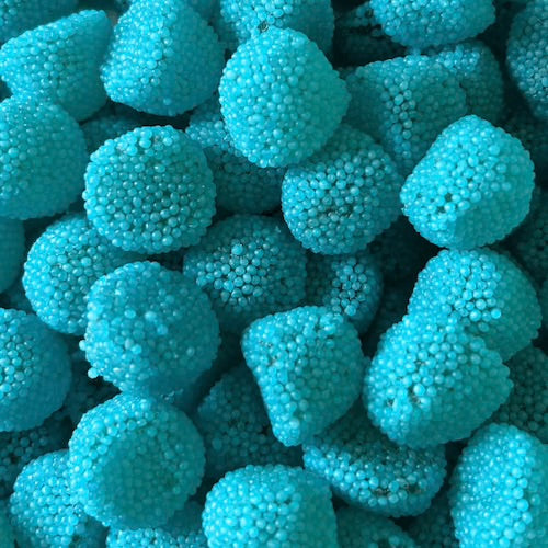 Baie croquante bleu